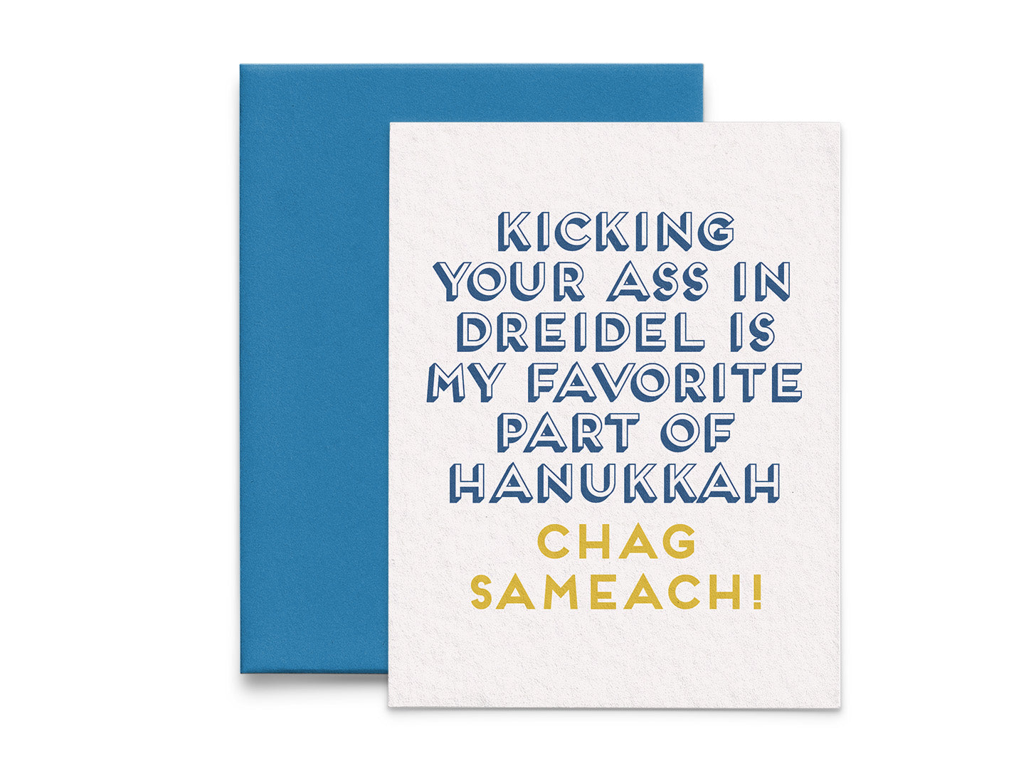 Dreidel Funny Hanukkah Card