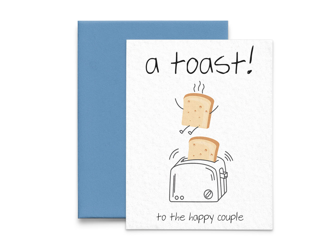 A Toast! Wedding Card