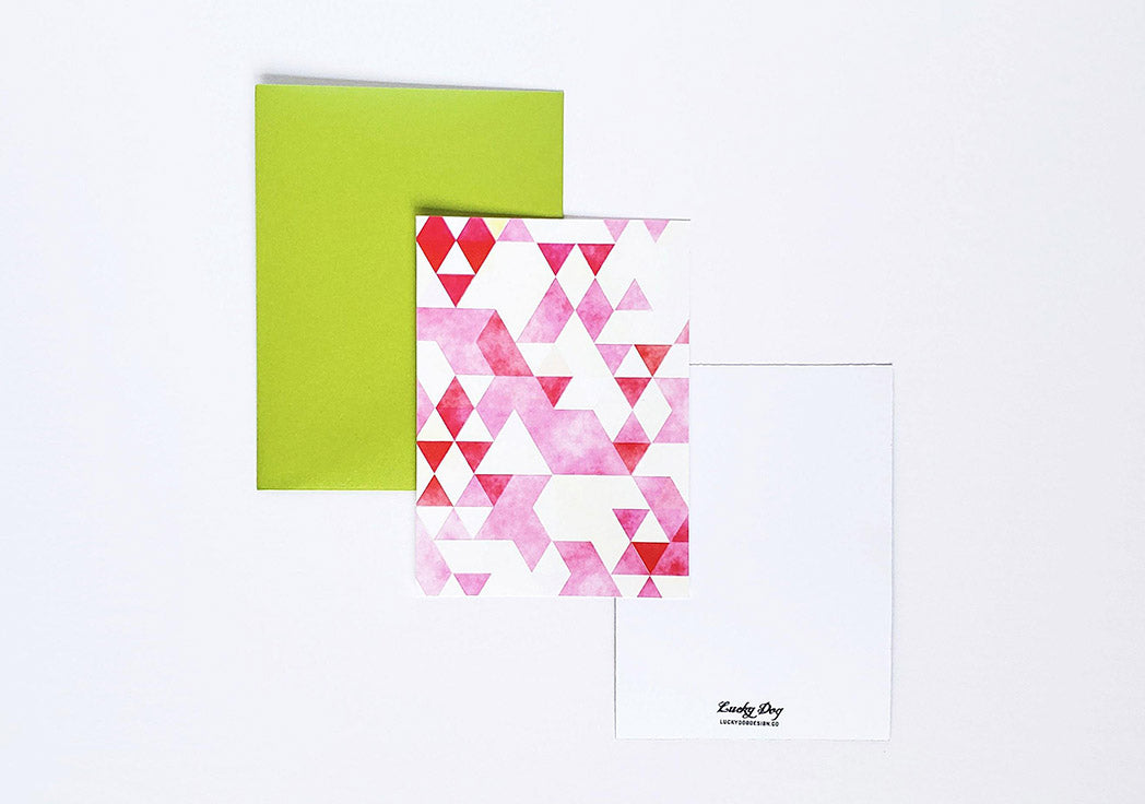 Photo of the Be Mine Mini Greeting Card Pack by Lucky Dog Design Co.