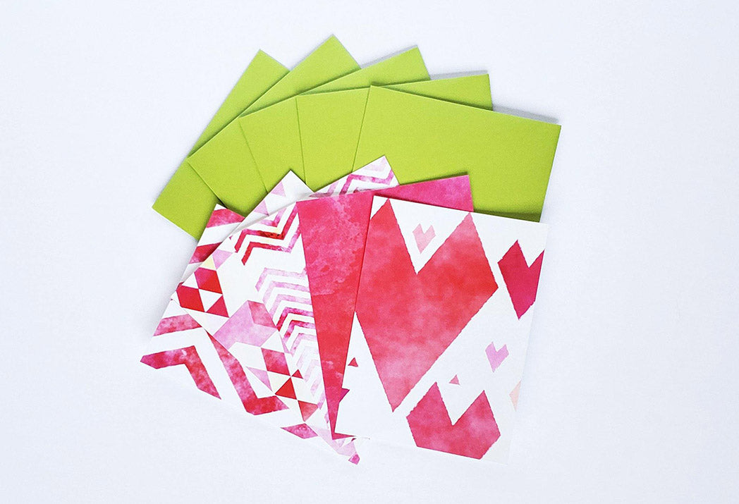 Photo of the Be Mine Mini Greeting Card Pack by Lucky Dog Design Co.