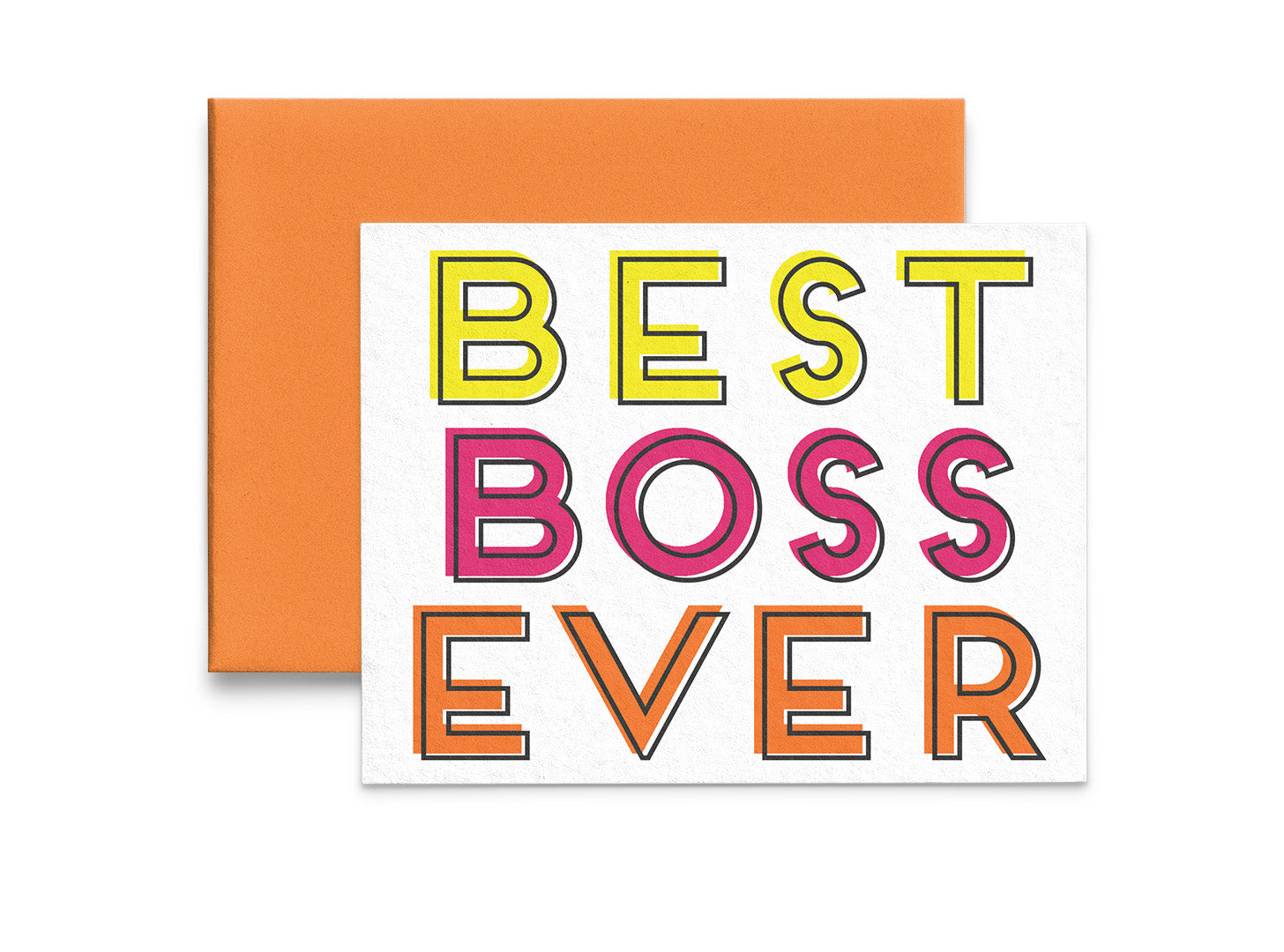 Best Boss Ever Work Greeting Card