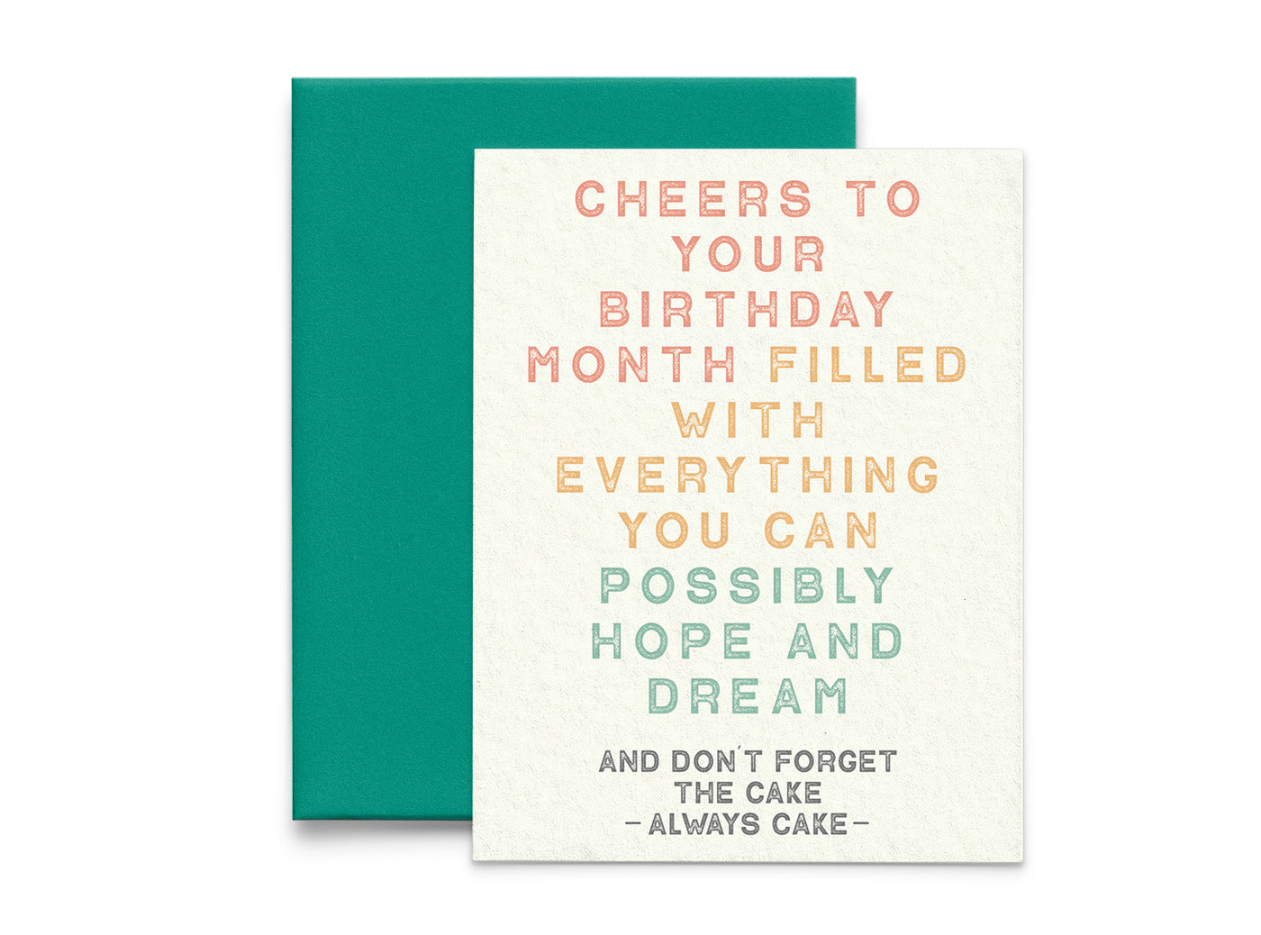 Cheers to Your Birthday Month Birthday Card