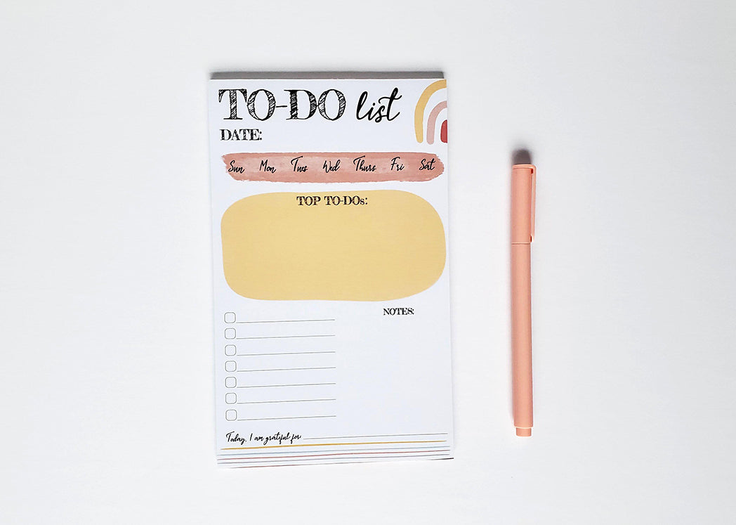 Photo of the Daily To-Do List Notepad with Gratitude Prompt by Lucky Dog Design Co.