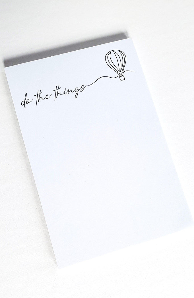 Photo of the Do the Things Notepad by Lucky Dog Design Co.