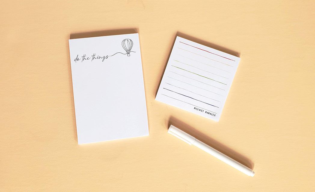 Photo of the Do the Things Notepad by Lucky Dog Design Co.