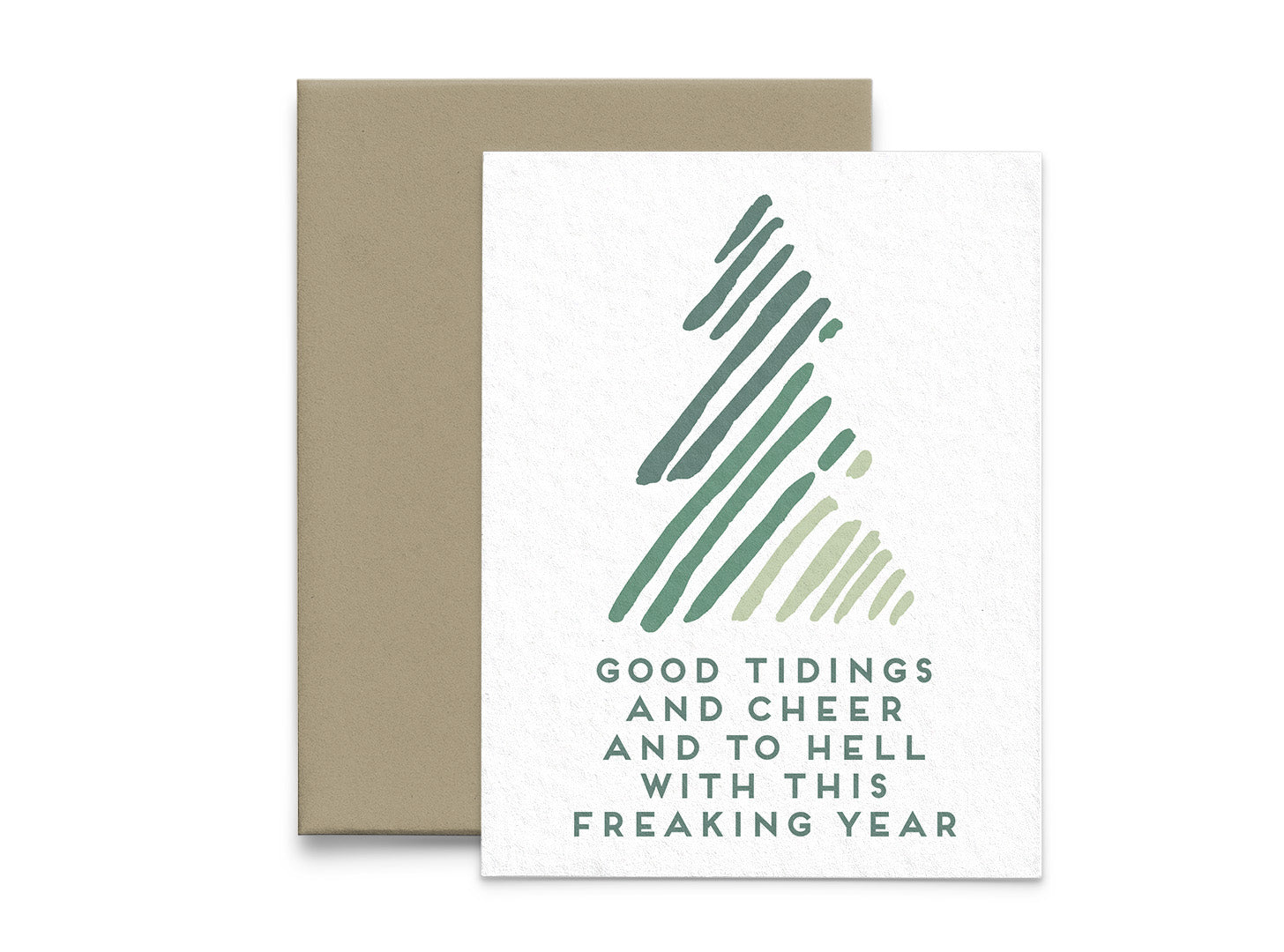 Good Tidings and Cheer Funny Christmas Card