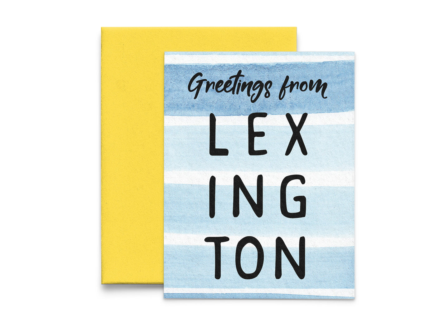 Greetings from Lexington Local Love Greeting Card