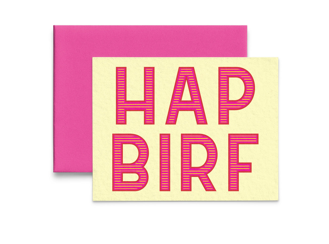 Hap Birf Birthday Card