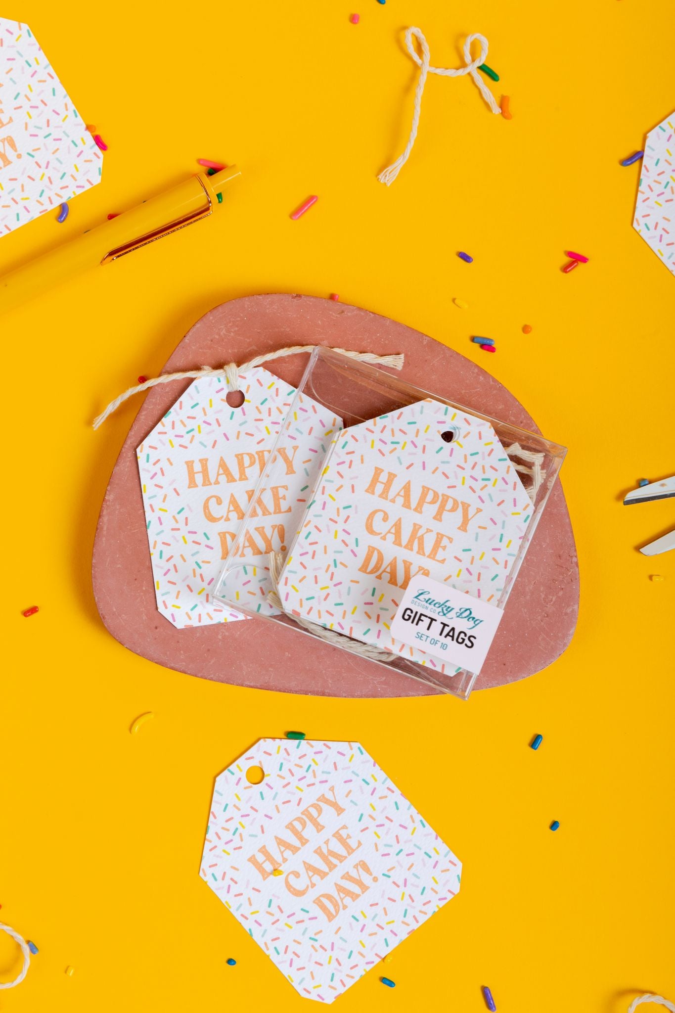 Happy Cake Day Birthday Gift Tags