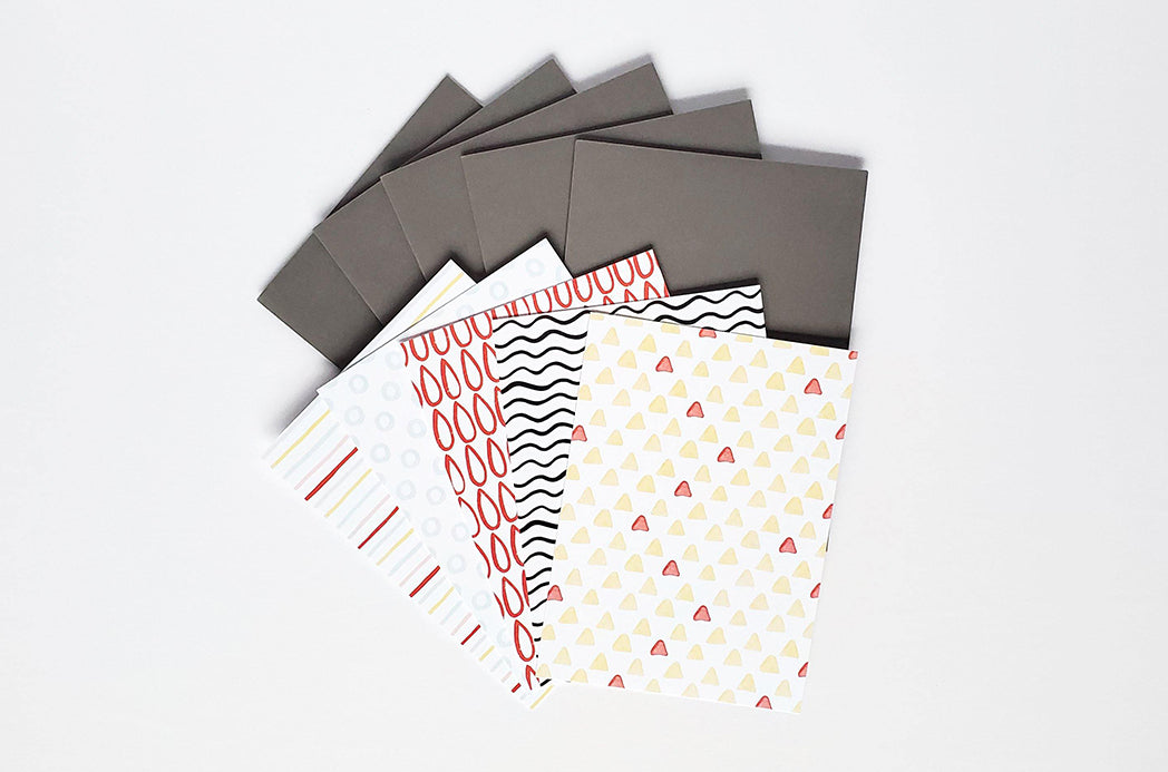 Photo of the On Repeat Mini Greeting Card Pack by Lucky Dog Design Co.