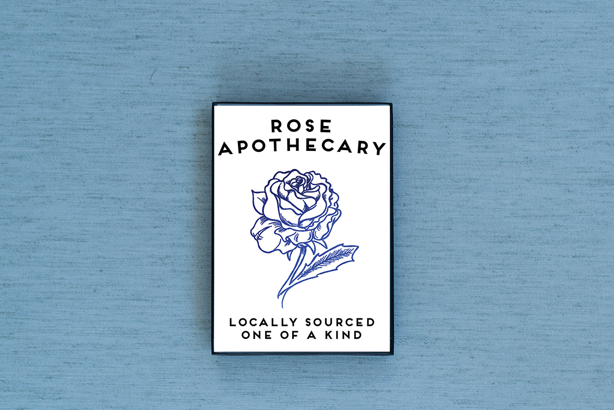 Photo of the Rose Apothecary Foiled & Framed Print in Rose Gold by Lucky Dog Design Co.