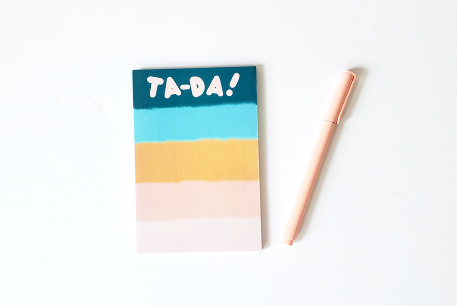 Photo of the Ta-Da! Notepad by Lucky Dog Design Co.