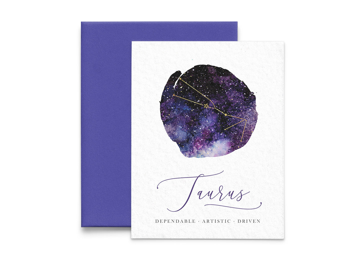 Taurus Birthday Card - Zodiac Series