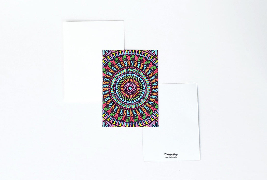 Photo of the Trippy Thoughts Mini Greeting Card Pack by Lucky Dog Design Co.
