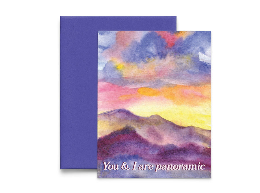 You & I Are Panoramic Love Greeting Card