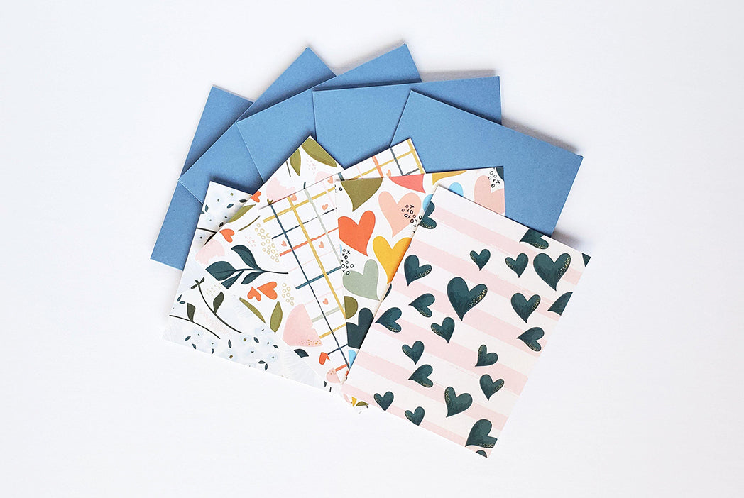 Photo of the You're So Lovely Mini Greeting Card Pack by Lucky Dog Design Co.